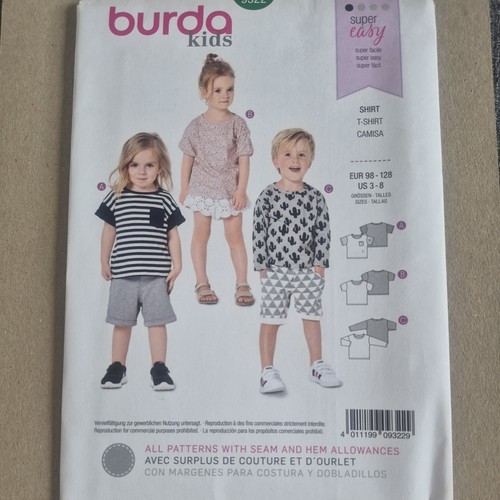 Burda kids 9322 unisex - burda,