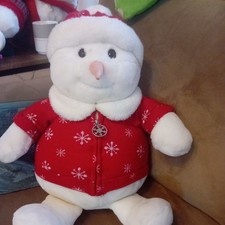 Tesco Chilly & Friends Snowman Plush Soft Toy 23” Large 2003