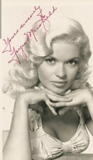JAYNE MANSFIELD SCREEN SIREN SIGNED 2 X PHOTO PRINTS 6 x 4 BOGOF MEMORABILIA 