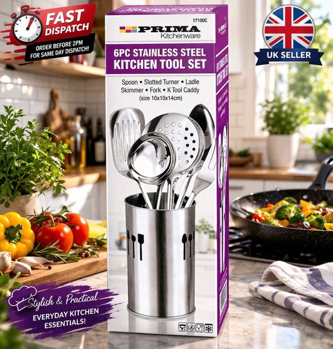 6pc stainless steel kitchen - 6pc,