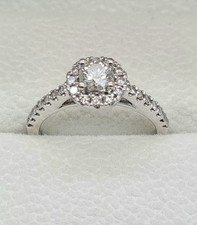 18ct White Gold 0.79ct Diamond