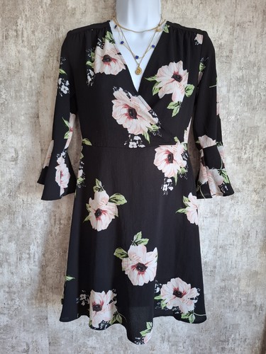 Paris black floral neck - ax,
