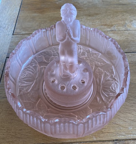 Deco 1930 pink frosted - 1930’s,