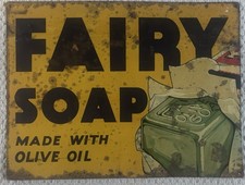 Fairy Soap Tin Sign c1935