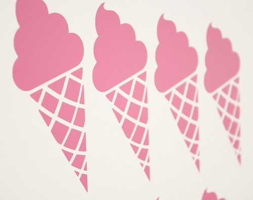 Cool ice cream - wall, art