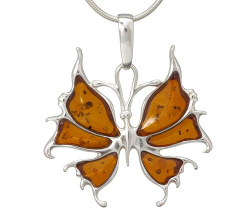 Natural baltic amber sterling - natural,