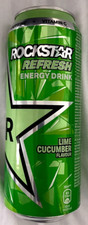 ROCKSTAR LIME CUCUMBER - 500ML CAN - COLLECTORS - FULL SEALED July 2023