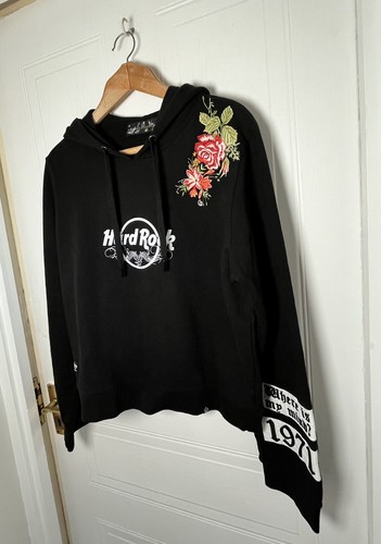 Hard rock cafe hoodie - rock, black