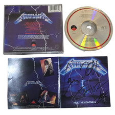 Metallica signed cd Ride the