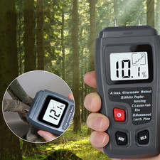 LCD Wood Moisture Meter Timber Damp Detector Logs Moisture Meter Hygrometer UK