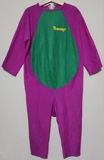 Vintage Lyons Group Barney Dinosaur Costume Outfit 1992 Made in USA Kids Size S