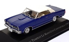 Altaya 1/43 Scale 17725M - 1965 Pontiac Tempest Le Mans GTO Conv. - Blue