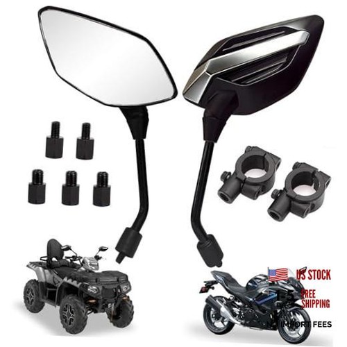 Universal atv mirrors - atv, mirrors,7/8"