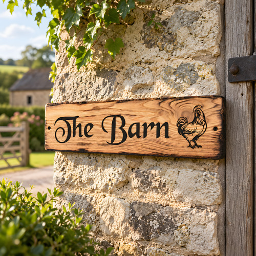Personalised rustic oak - personalised,