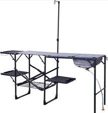 GCI OUTDOOR Master Cook Station Portable Folding Kitchen Table Soft Shell Sink