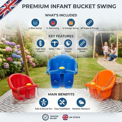 Vibrant kids swing seat - vibrant, for
