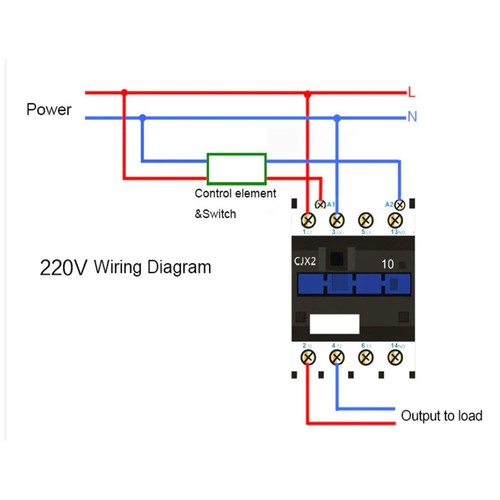 Phase voltage contactor ac - voltage,