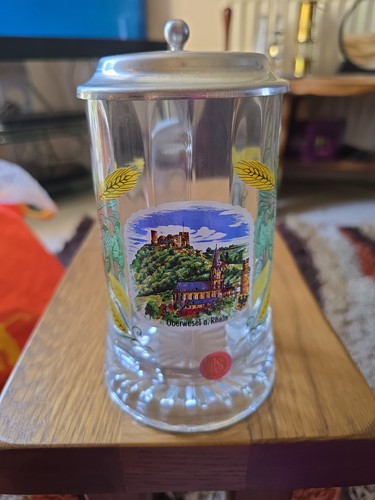 Decorative glass german beer - a,