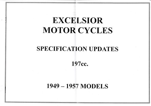 Excelsior 197cc m0torcycles - excelsior,