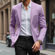New Mens Suit Jacket Slim Fit