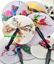 Hand Fan Portable Folding Hand Fans Decoration Wedding Summer Paper Handheld Fan