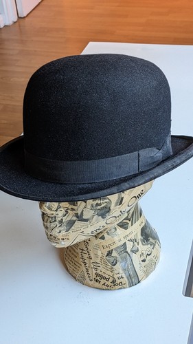 Vintage 1930s bowler hat - bowler,