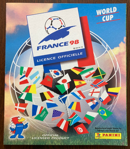 World cup france panini - world, 98