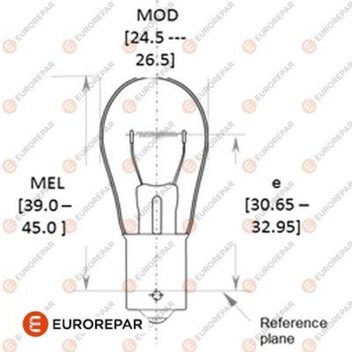 Bulb 12v 21w ba15s fits - 12v,