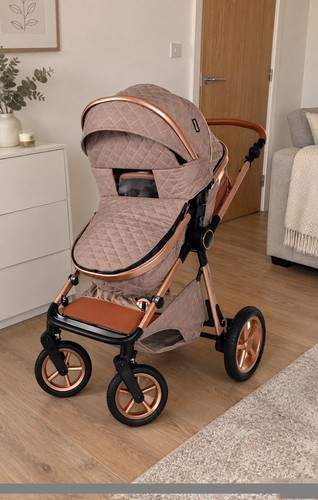 Luxury quilted baby stroller - luxury,