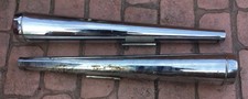 Pair of used Dunstall decibel type silencers. 40mm id.