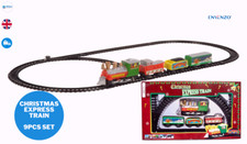 Christmas Train 9 PCS Set Battery Operated With Rails for Kids and Christmas