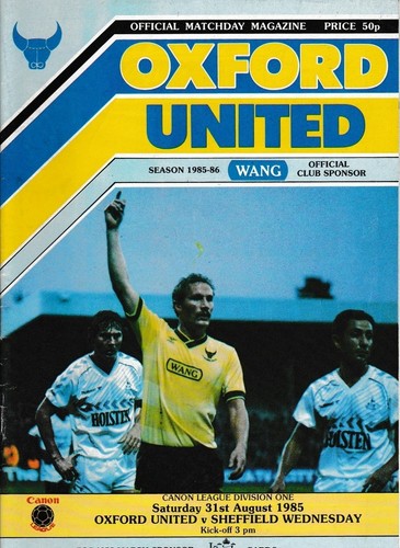 Football programme oxford - football, programme>oxford