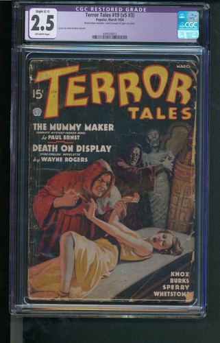 Terror tales pulp - terror,