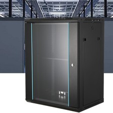 15U Black Network Cabinet Data