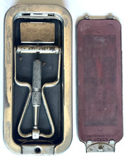 ORIGINAL VINTAGE 1927 ROLLS RAZOR MADE IN ENGLAND WITH BUILT IN STROP AND HONE
