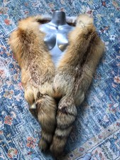 new design High Quality 100% real golden fox fur long stole