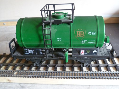 Scale wheeled tank - g-scale, 4-wheeled