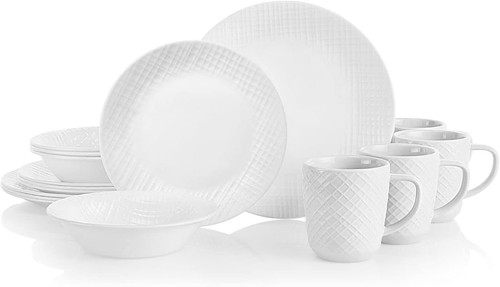 Corelle linen weave embossed - corelle,