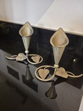 Antique epns silver plated epergne with leaf Decoration - Crocus Holder Bus Vase