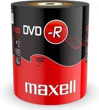 600 Genuine Maxell DVD-R 16x