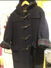 Gloverall Vintage Duffle Coat XL Navy Blue Made In England