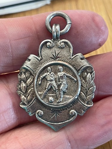 Antique solid silver - , football