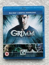 GRIMM Season Six 6 Blu-Ray 3 Disc Complete UK Region 2 VGC!