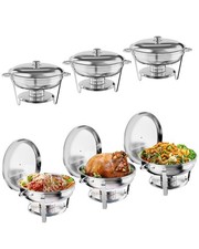 5QT 6-Pack Stainless Steel