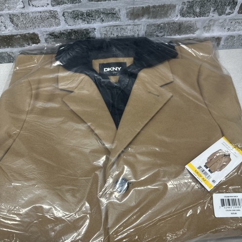 Dkny medium camel hooded - dkny, coat