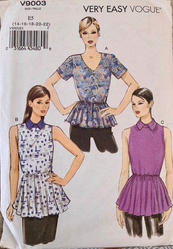 Vogue 9003 sewing pattern - vogue,