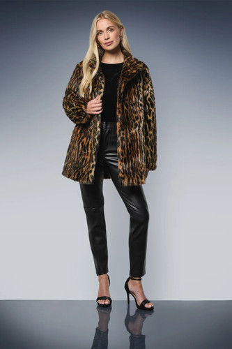 Wallis leopard coat womens - coat,