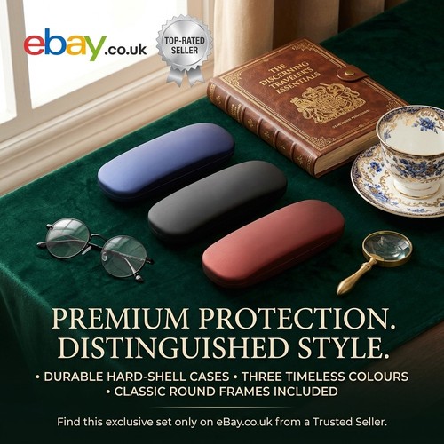 Trixes glasses case leather - trixes,
