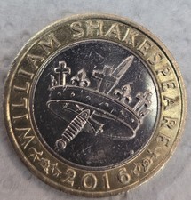 2016 William Shakespeare £2