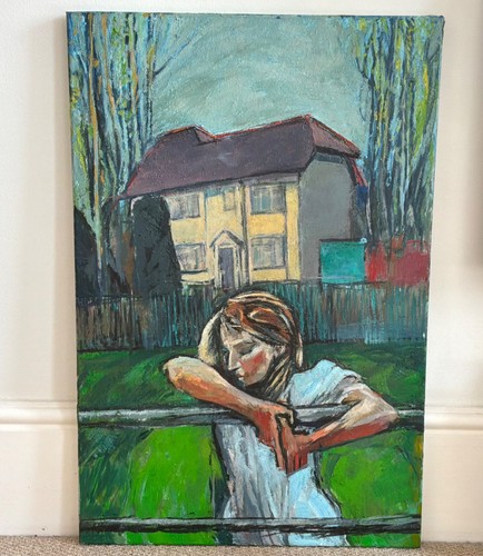 Large figurative oil painting - figurative,